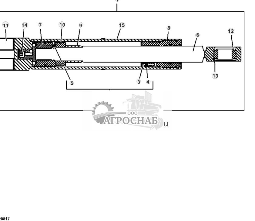 Components, Cylinder, Extension Boom, CF710  CF710S  CF711  CF711S - ST775414 249.jpg
